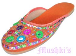 beaded slipper - click here for large view